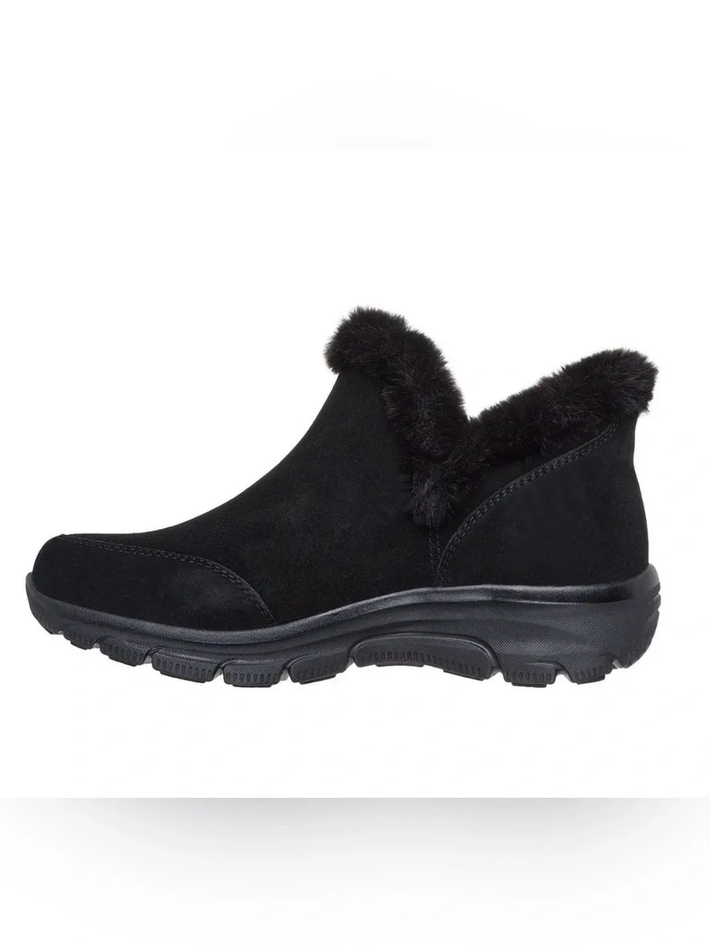 Skechers Women's Swift Fit Hands Free Black Slip-On Boot Size 8 New